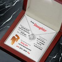 A Letter To My Daughter - Love Knot Necklace - Gift Set - SLDDL0131