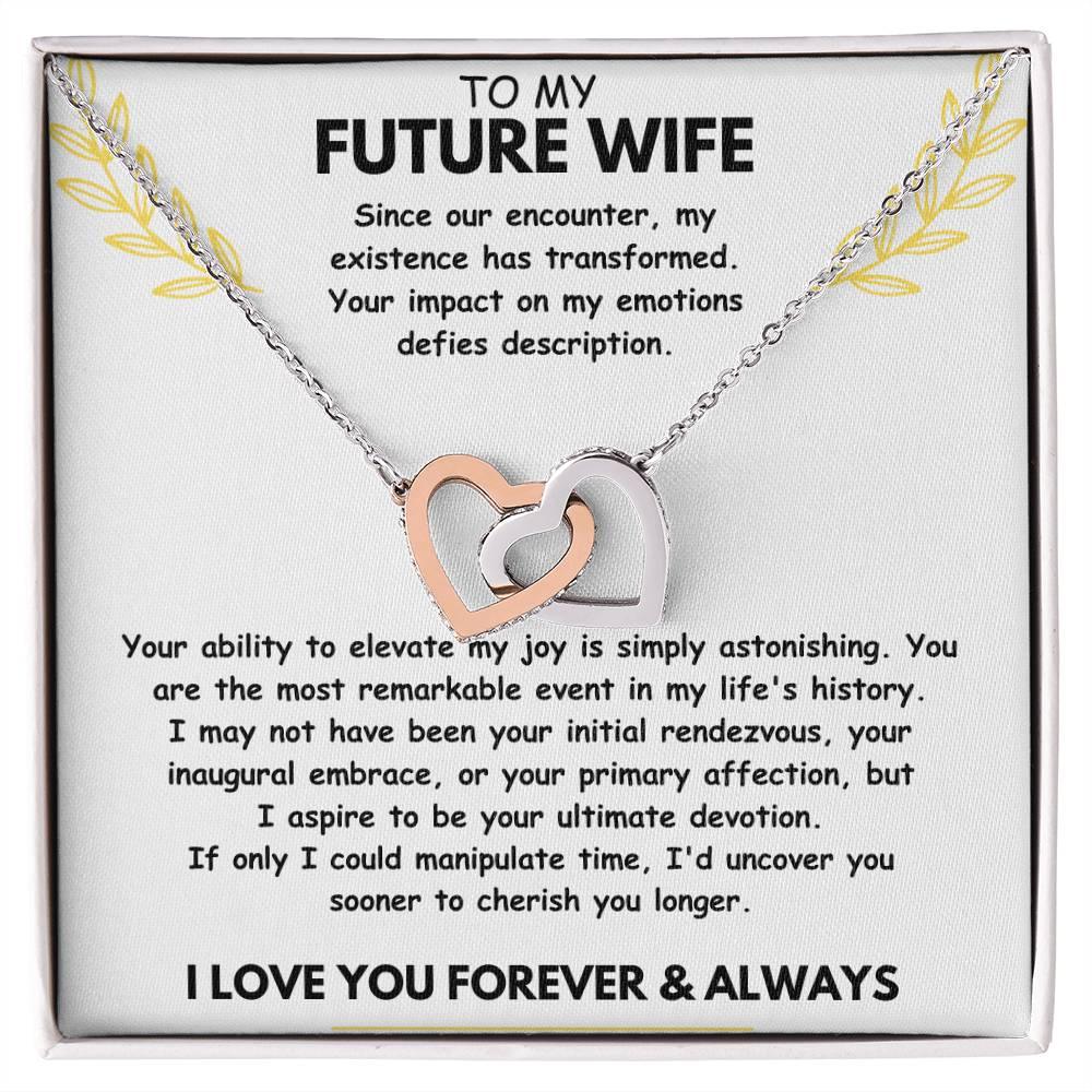 To My Future Wife - Intertwined Hearts Gift Set - SLDDL0004 - Sunshine Letters Co