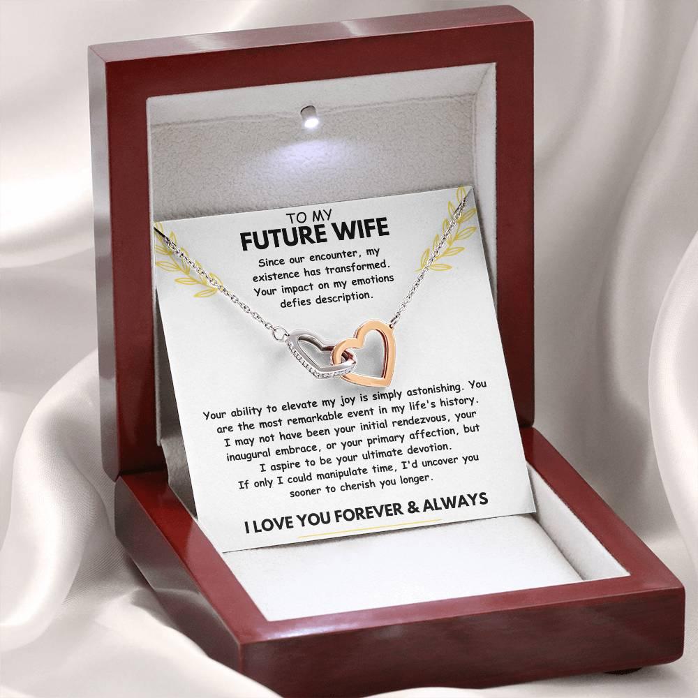 To My Future Wife - Intertwined Hearts Gift Set - SLDDL0004 - Sunshine Letters Co