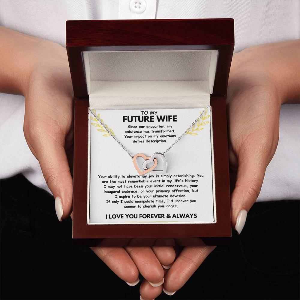 To My Future Wife - Intertwined Hearts Gift Set - SLDDL0004 - Sunshine Letters Co