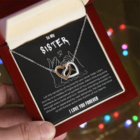 To My Sister - Interlocked Hearts Gift Set - SLDDL0025 - Sunshine Letters Co