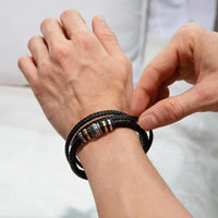 To My Husband - Love You Forever - Braided Bracelet - Gift Set - SLDDL0060 - Sunshine Letters Co