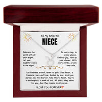 To My Beloved Niece - Zodiac Symbol Necklace - Gift Set - SLDDL0023 - Sunshine Letters Co