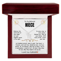 To My Beloved Niece - Zodiac Symbol Necklace - Gift Set - SLDDL0023 - Sunshine Letters Co