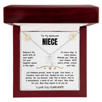 To My Beloved Niece - Zodiac Symbol Necklace - Gift Set - SLDDL0023 - Sunshine Letters Co