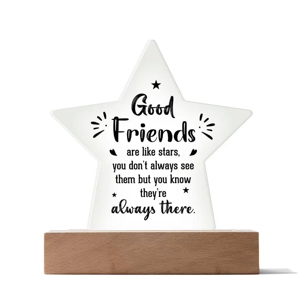 To My Work Bestfriend - Acrylic Star Plaque Gift Set - SLDDL0032 - Sunshine Letters Co