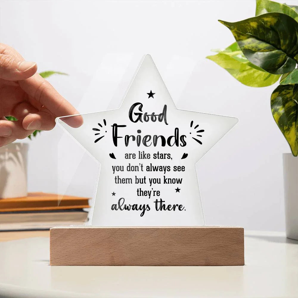 To My Work Bestfriend - Acrylic Star Plaque Gift Set - SLDDL0032 - Sunshine Letters Co