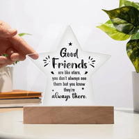 To My Work Bestfriend - Acrylic Star Plaque Gift Set - SLDDL0032 - Sunshine Letters Co