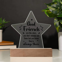 To My Work Bestfriend - Acrylic Star Plaque Gift Set - SLDDL0032 - Sunshine Letters Co