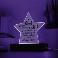 To My Work Bestfriend - Acrylic Star Plaque Gift Set - SLDDL0032 - Sunshine Letters Co