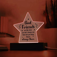 To My Work Bestfriend - Acrylic Star Plaque Gift Set - SLDDL0032 - Sunshine Letters Co