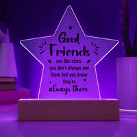 To My Work Bestfriend - Acrylic Star Plaque Gift Set - SLDDL0032 - Sunshine Letters Co