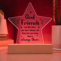 To My Work Bestfriend - Acrylic Star Plaque Gift Set - SLDDL0032 - Sunshine Letters Co