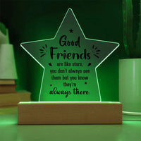 To My Work Bestfriend - Acrylic Star Plaque Gift Set - SLDDL0032 - Sunshine Letters Co
