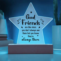 To My Work Bestfriend - Acrylic Star Plaque Gift Set - SLDDL0032 - Sunshine Letters Co