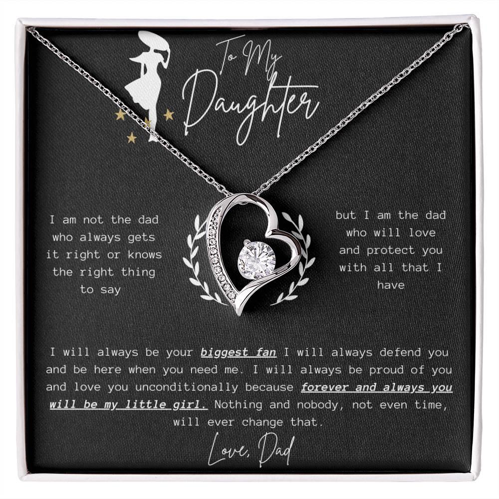 To My Daughter - Forever Love Necklace - Gift Set - SLDDL0057 - Sunshine Letters Co