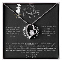 To My Daughter - Forever Love Necklace - Gift Set - SLDDL0057 - Sunshine Letters Co