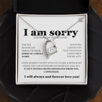 I am sorry - Forever Love Necklace - Gift Set - SLDDL0113 - Sunshine Letters Co