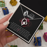 To My Beautiful Queen - Forever Love Necklace - Magnificent Gift Set - SLDDL0075 - Sunshine Letters Co