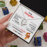 A Letter To My Daughter - Forever Love Necklace - Gift Set - SLDDL0133