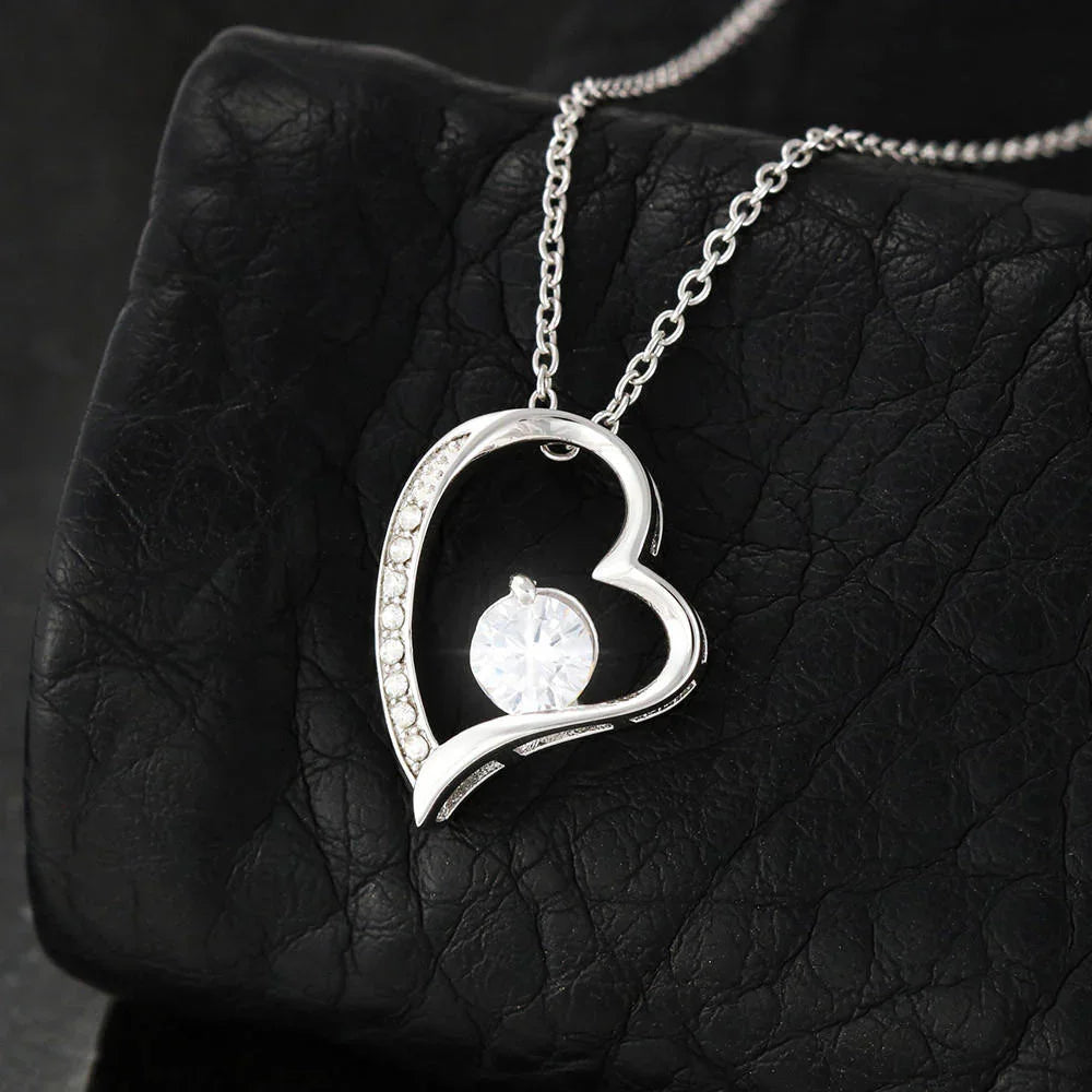 To My Bonus Daughter - Forever Love Necklace - Gift Set - SLDDL0021 - Sunshine Letters Co