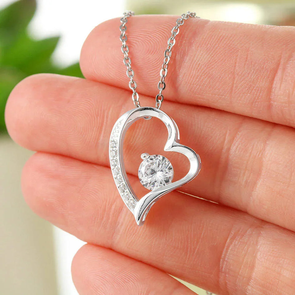 To My Daughter - Forever Love Necklace - Gift Set - SLDDL0094 - Sunshine Letters Co