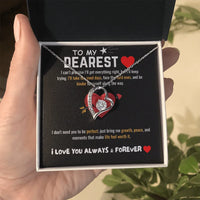 To My Dearest - Forever Love Necklace - Gift Set - SLDDL0064 - Sunshine Letters Co