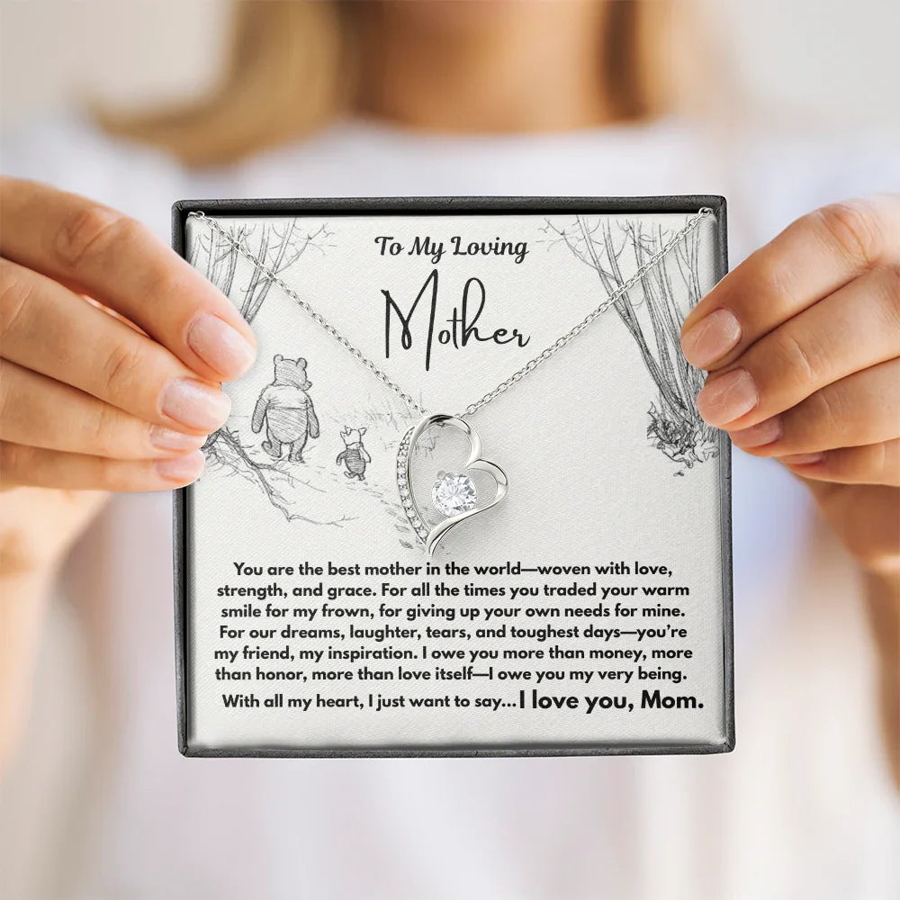 To My Loving Mother - Forever Love Necklace - Gift Set - SLDDL0103 - Sunshine Letters Co