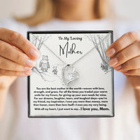 To My Loving Mother - Forever Love Necklace - Gift Set - SLDDL0103 - Sunshine Letters Co