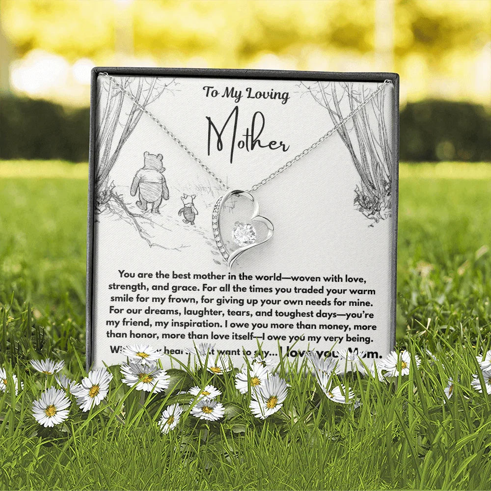 To My Loving Mother - Forever Love Necklace - Gift Set - SLDDL0103 - Sunshine Letters Co