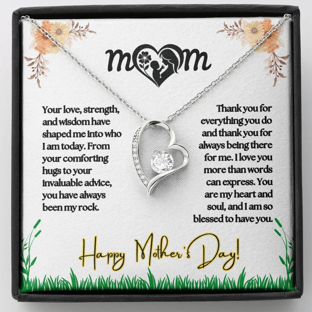 MOM - Forever Love Necklace - Gift Set - SLPMAE0001 - Sunshine Letters Co
