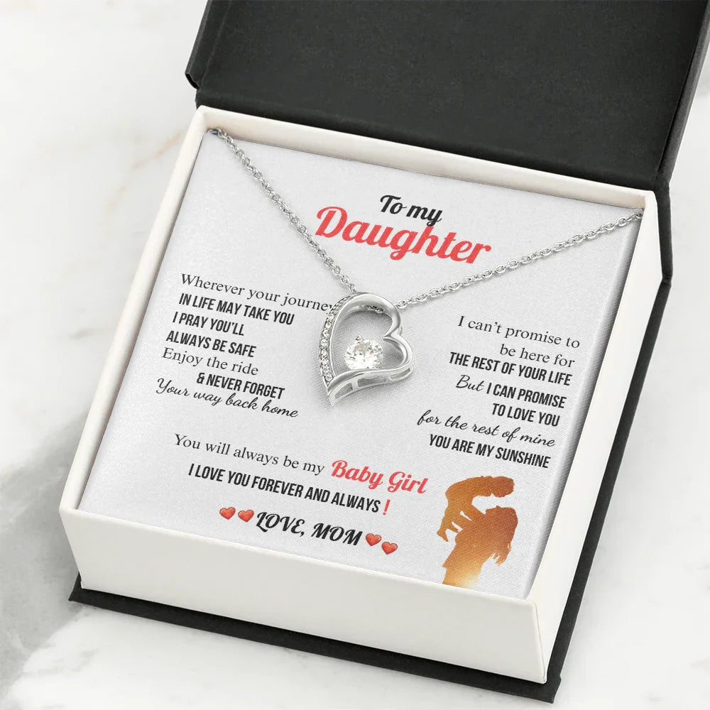 A Letter To My Daughter - Forever Love Necklace - Gift Set - SLDDL0133
