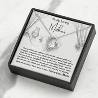 To My Loving Mother - Forever Love Necklace - Gift Set - SLDDL0103 - Sunshine Letters Co