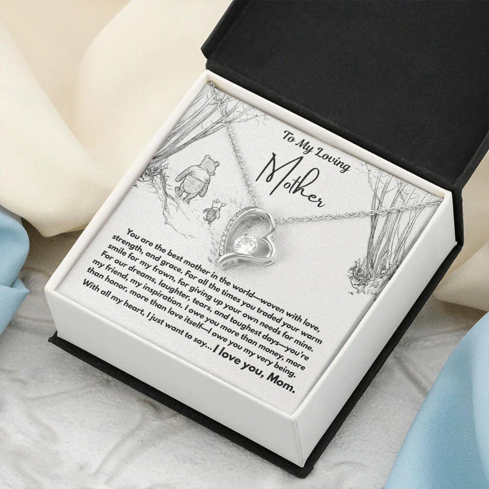 To My Loving Mother - Forever Love Necklace - Gift Set - SLDDL0103 - Sunshine Letters Co