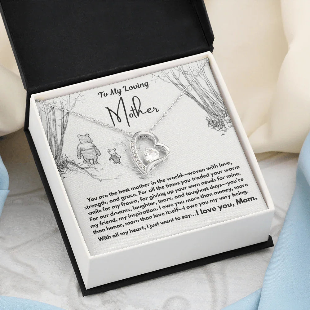To My Loving Mother - Forever Love Necklace - Gift Set - SLDDL0103 - Sunshine Letters Co