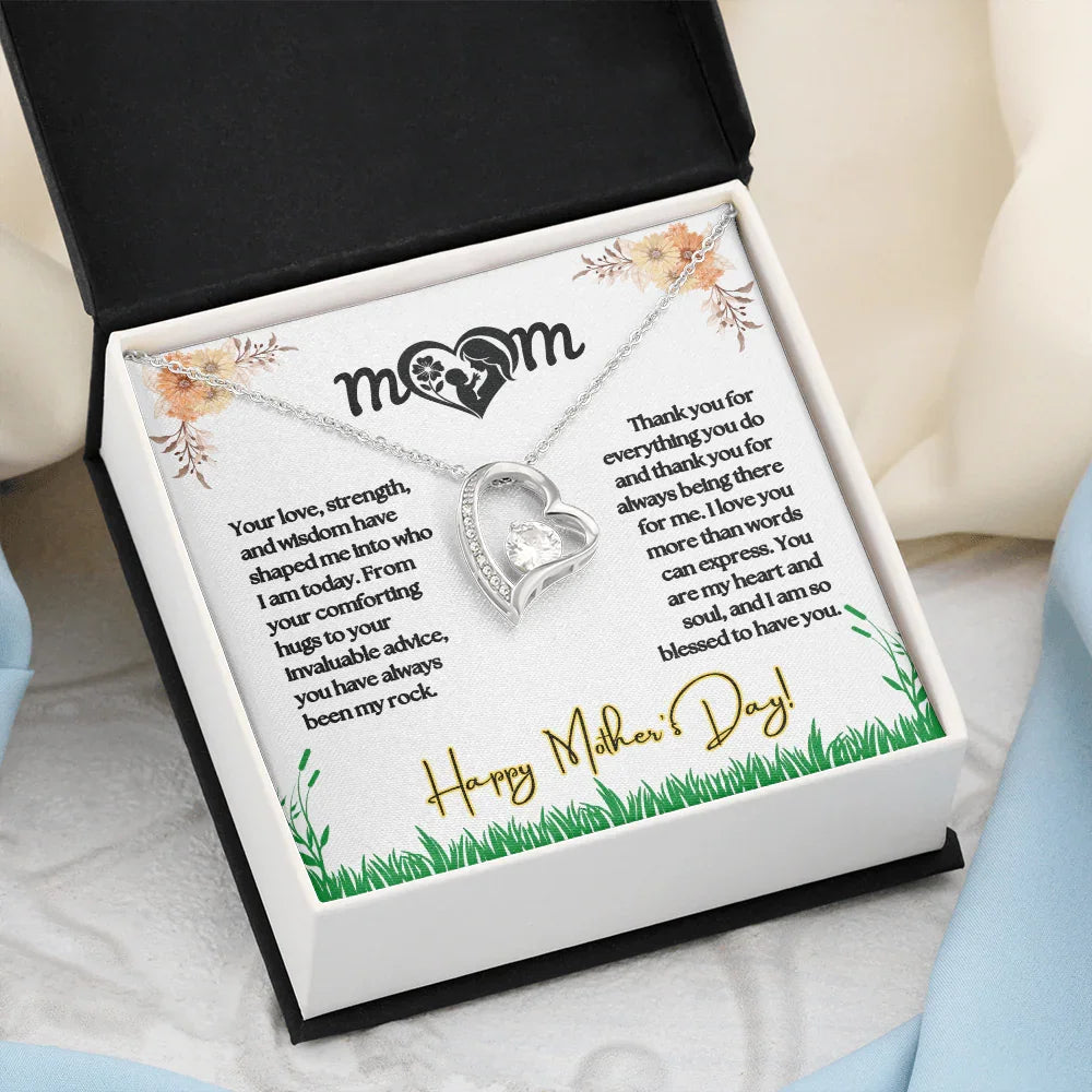 MOM - Forever Love Necklace - Gift Set - SLPMAE0001 - Sunshine Letters Co