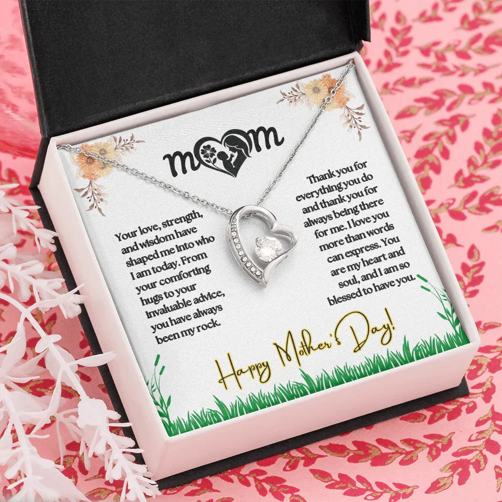 MOM - Forever Love Necklace - Gift Set - SLPMAE0001 - Sunshine Letters Co