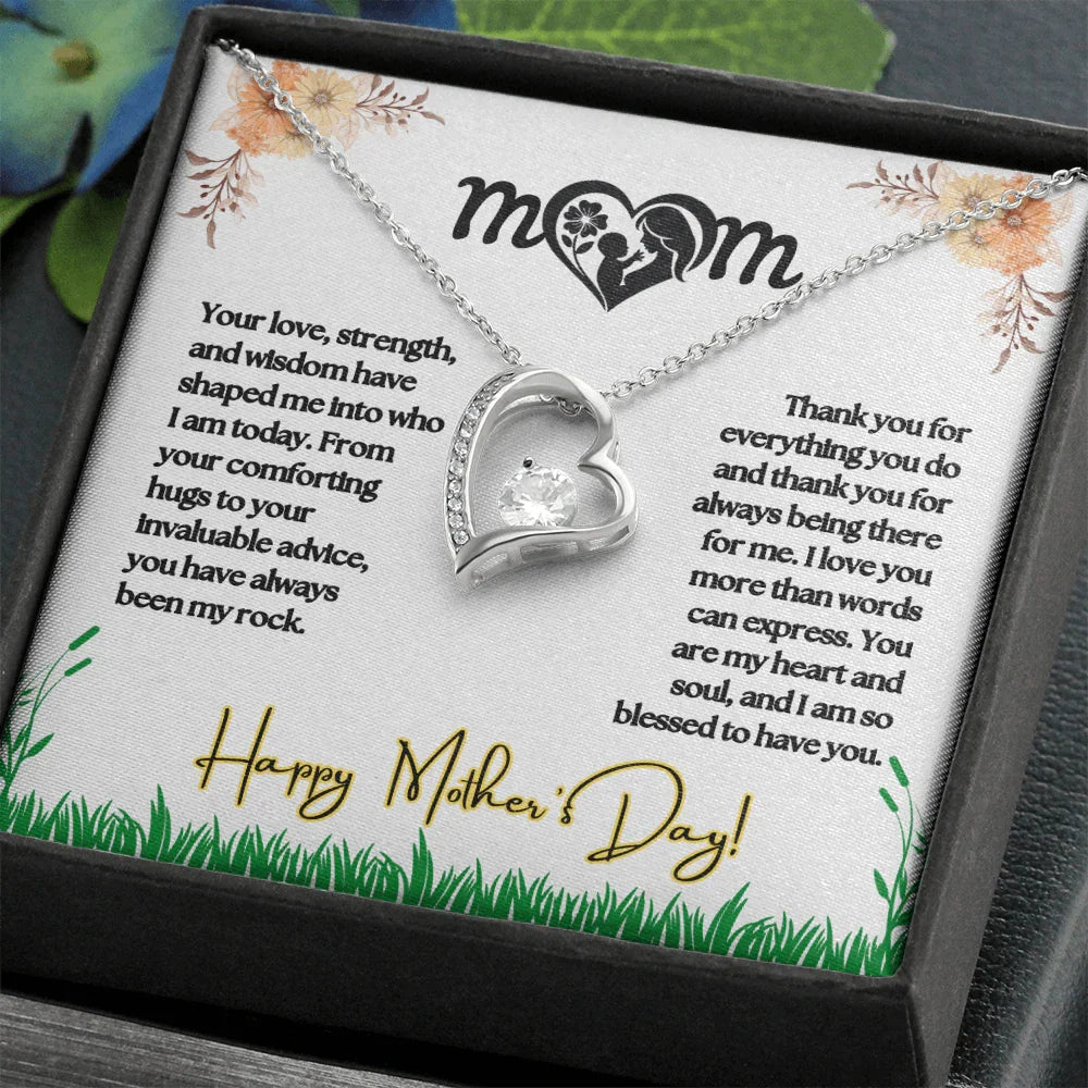 MOM - Forever Love Necklace - Gift Set - SLPMAE0001 - Sunshine Letters Co