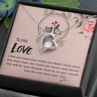 To My Love - Forever Love Necklace - Gift Set - SLDDL0077 - Sunshine Letters Co