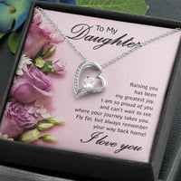 To My Daughter - Forever Love Necklace - Gift Set - SLDDL0076 - Sunshine Letters Co