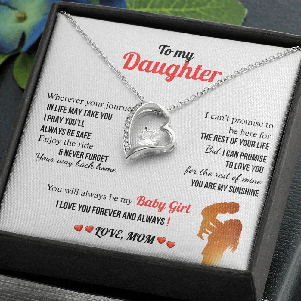 A Letter To My Daughter - Forever Love Necklace - Gift Set - SLDDL0133