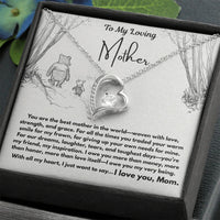 To My Loving Mother - Forever Love Necklace - Gift Set - SLDDL0103 - Sunshine Letters Co