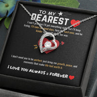 To My Dearest - Forever Love Necklace - Gift Set - SLDDL0064 - Sunshine Letters Co