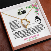 To My MOM - Forever Love Necklace - Gift Set - SLPMAE0008 - Sunshine Letters Co