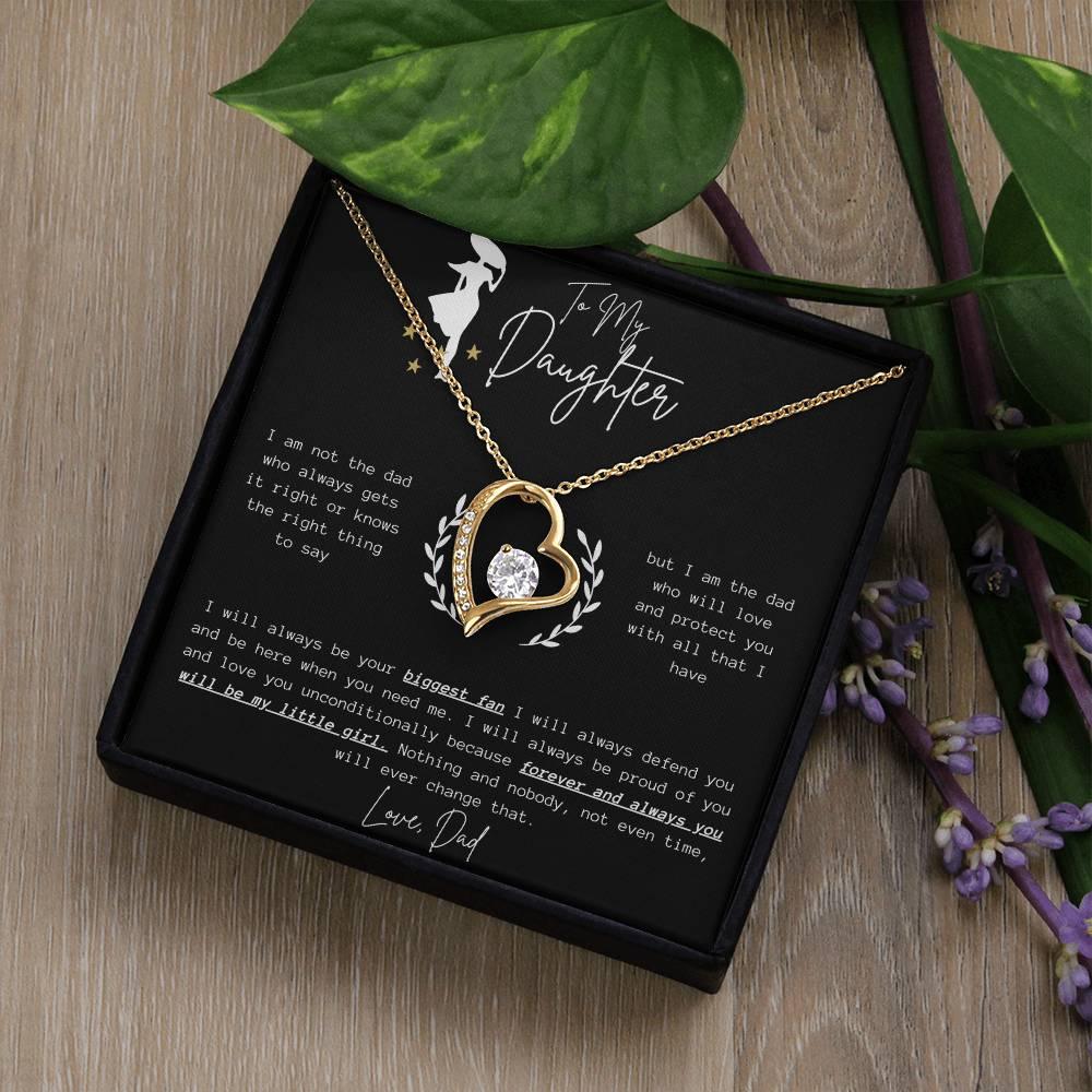To My Daughter - Forever Love Necklace - Gift Set - SLDDL0057 - Sunshine Letters Co