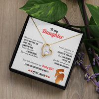 A Letter To My Daughter - Forever Love Necklace - Gift Set - SLDDL0134