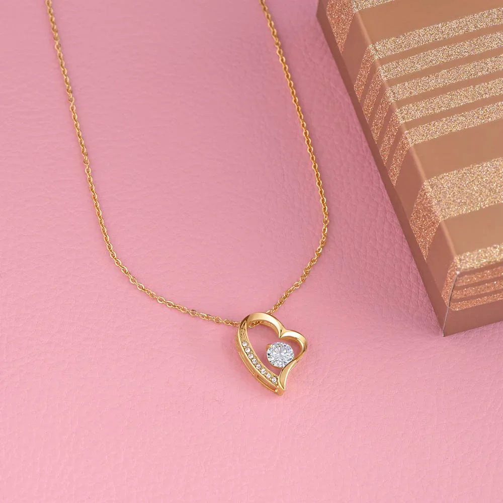 To My Girlfriend - Forever Love Necklace - Magnificent Gift Set - SLDDL0071 - Sunshine Letters Co