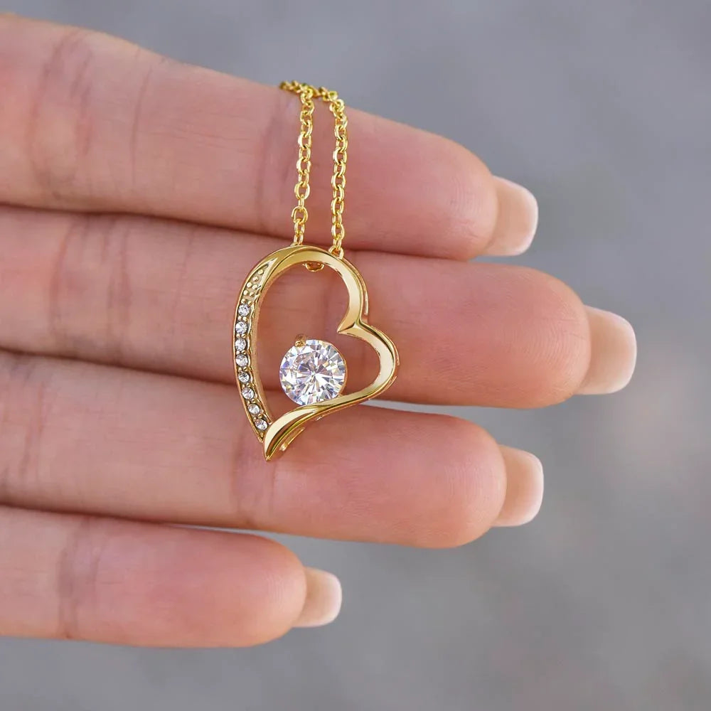 To My Bonus Daughter - Forever Love Necklace - Gift Set - SLDDL0022 - Sunshine Letters Co