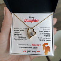 A Letter To My Daughter - Forever Love Necklace - Gift Set - SLDDL0134