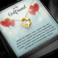 To My Girlfriend - Forever Love Necklace - Magnificent Gift Set - SLDDL0071 - Sunshine Letters Co